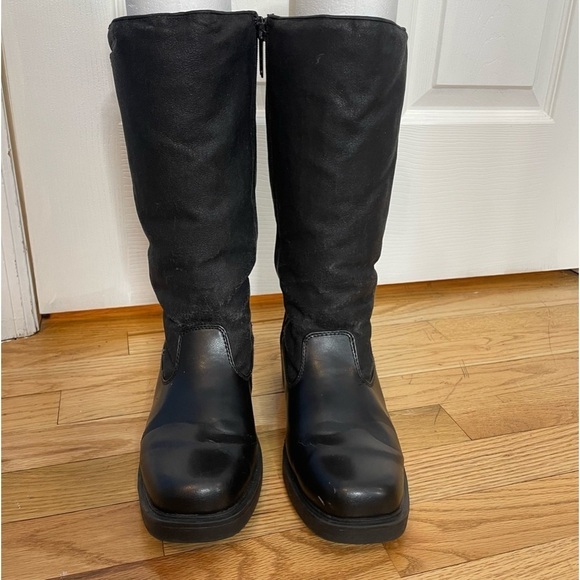 Totes Paula all weather rain boot snow boot black size 8 - Picture 1 of 13